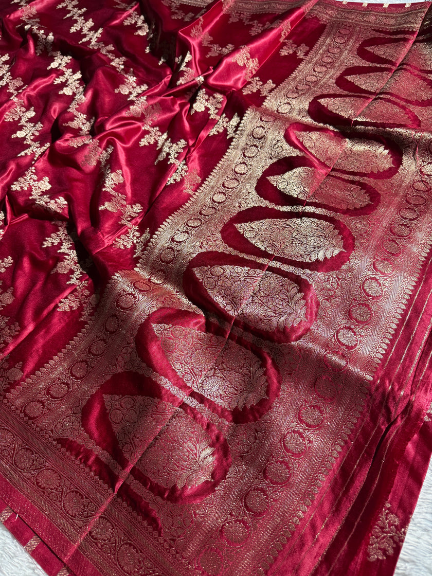 BANARASI MASHRU KATAN SILK SAREE HN144