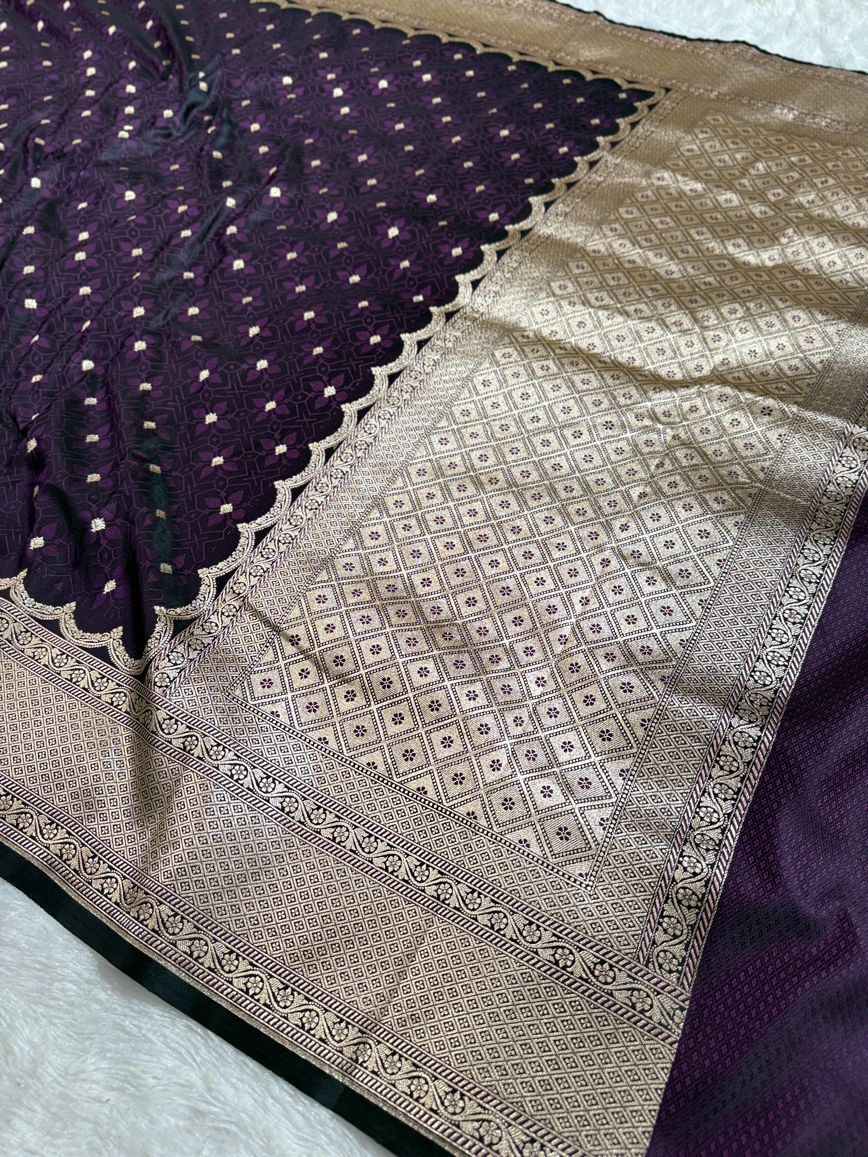BANARASI MASHRU KATAN SILK SAREE HN535