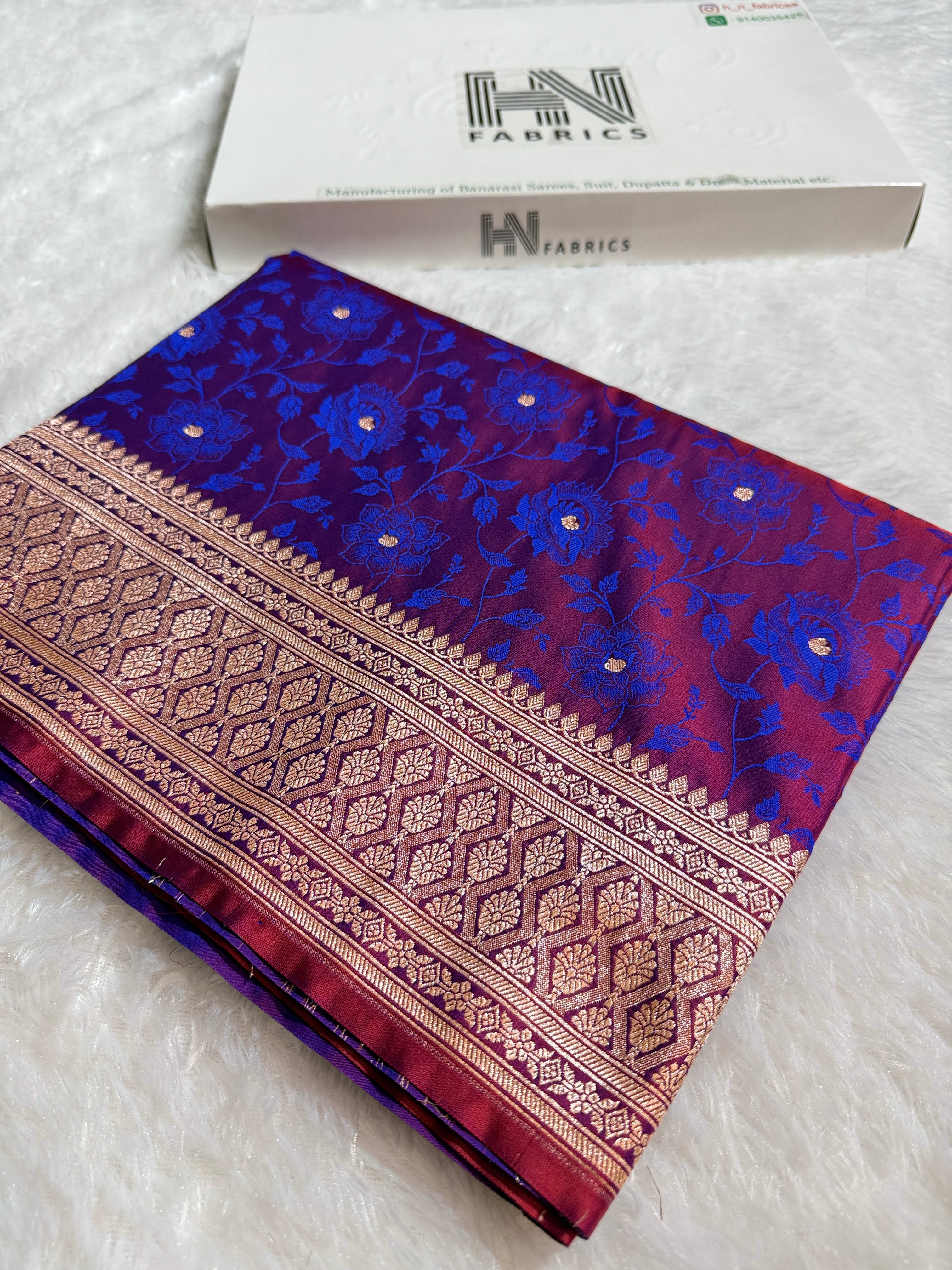 BANARASI MASHRU KATAN SILK SAREE HN300