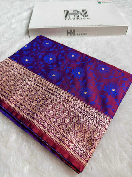 BANARASI MASHRU KATAN SILK SAREE HN300