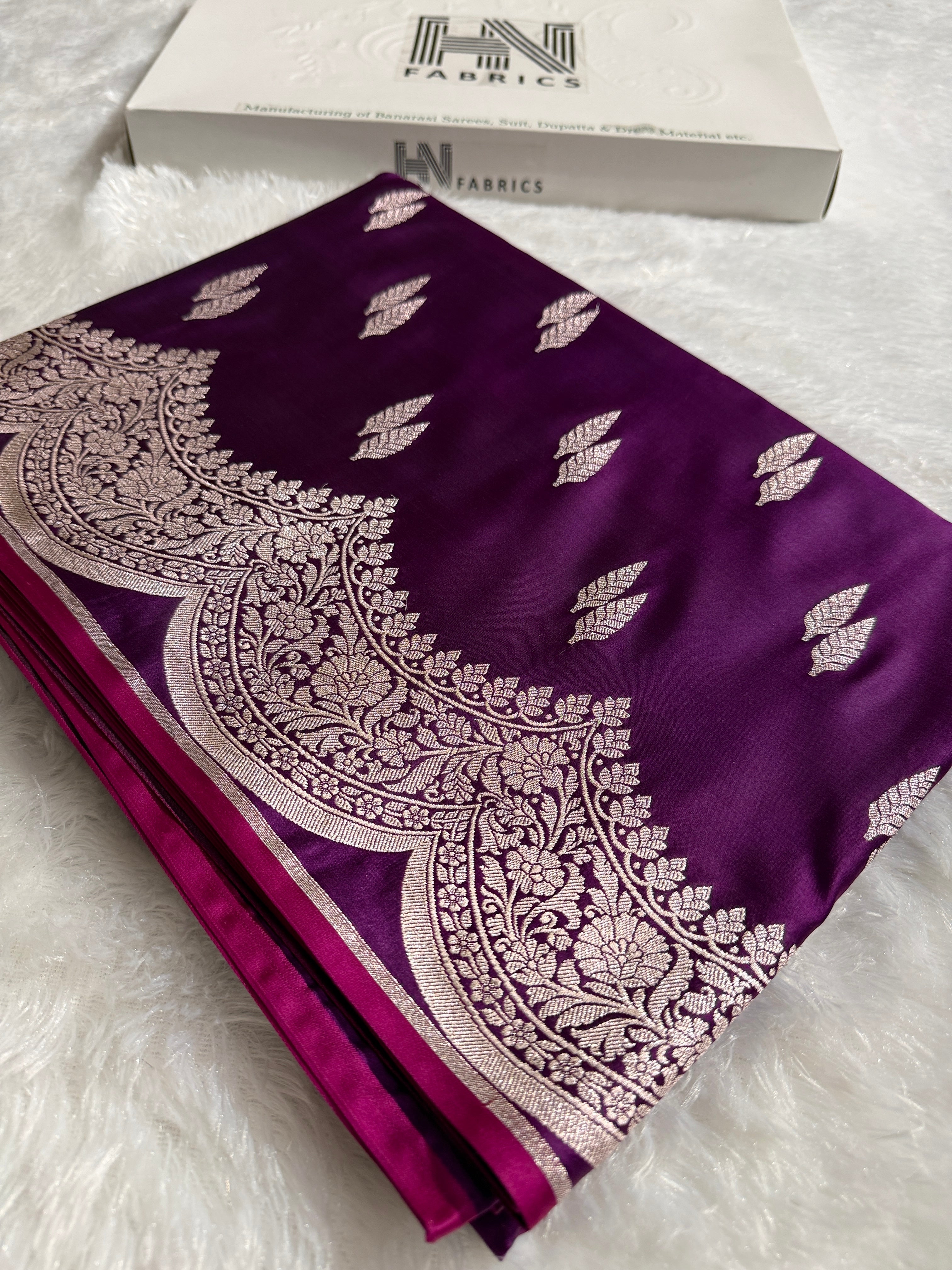BANARASI MASHRU KATAN SILK SAREE HN530