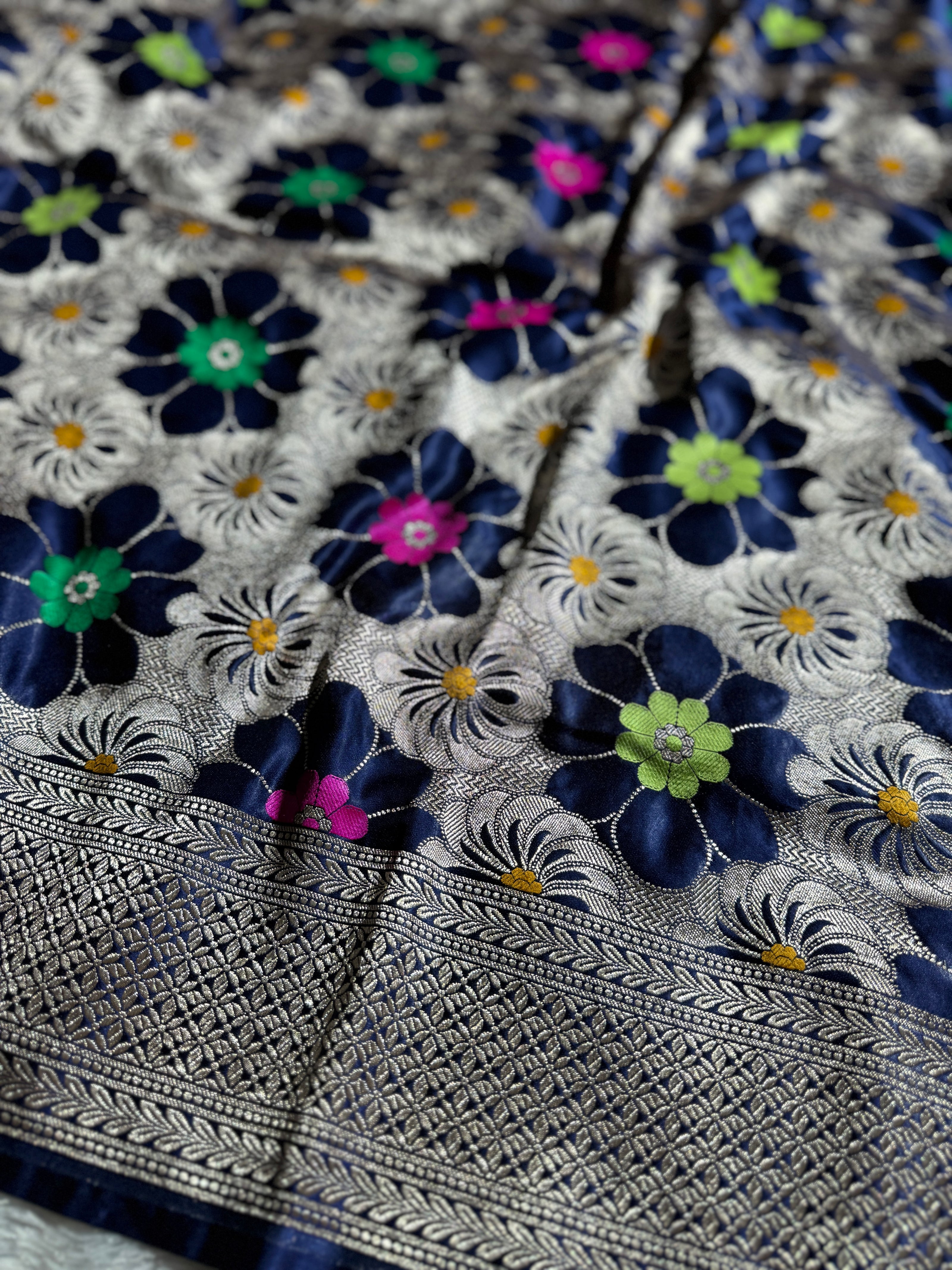 BANARASI MASHRU KATAN SILK SAREE HN166