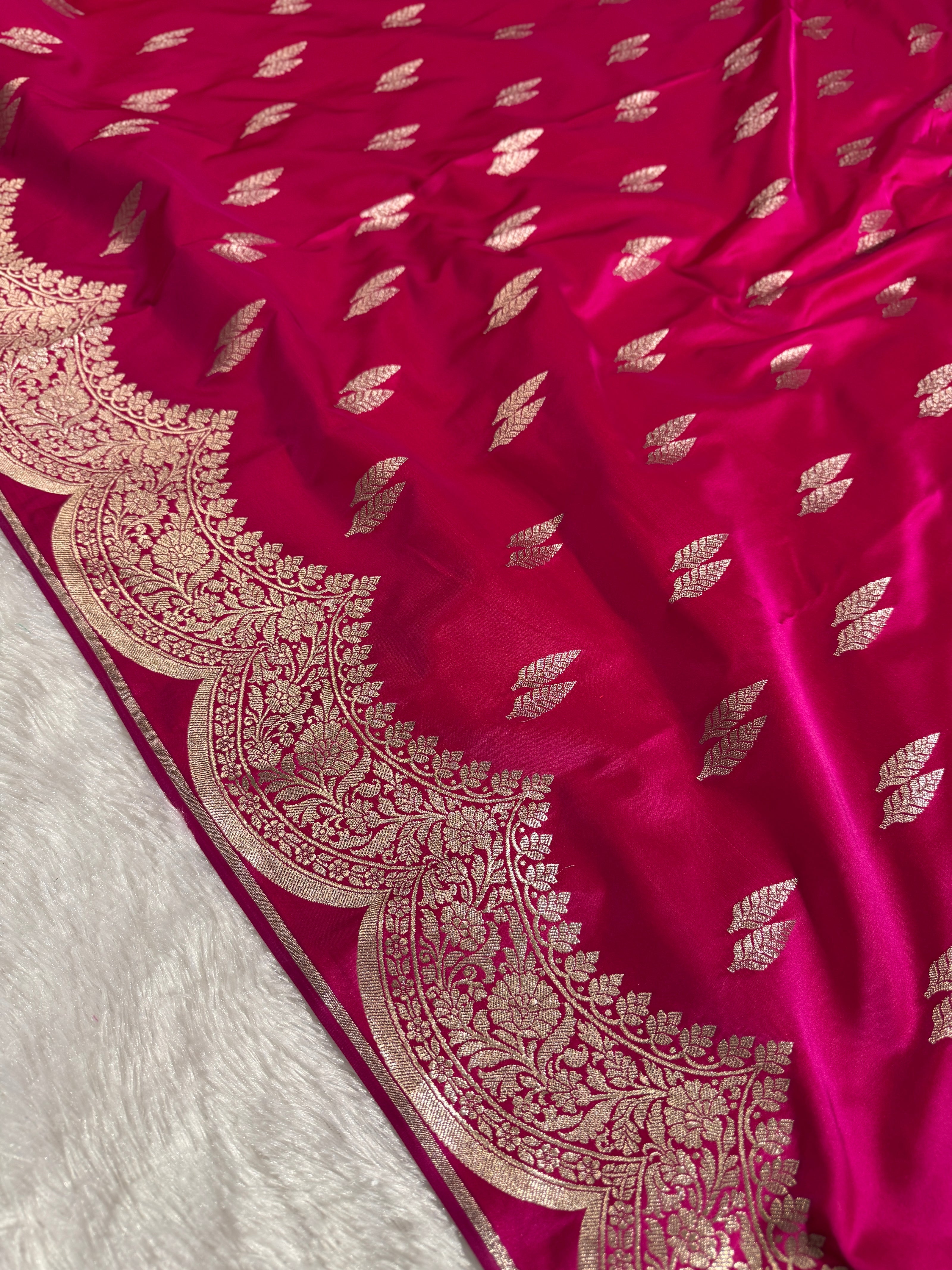 BANARASI MASHRU KATAN SILK SAREE HN530