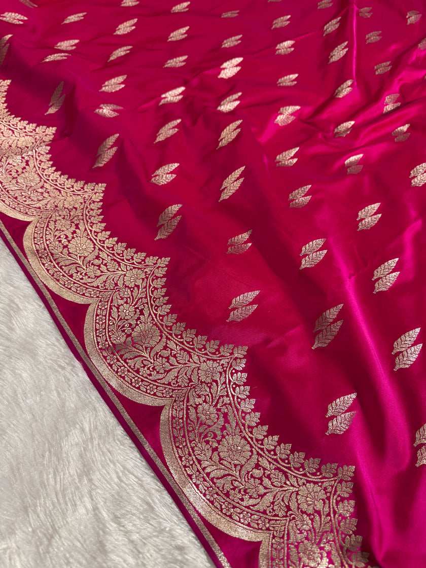 BANARASI MASHRU KATAN SILK SAREE HN530