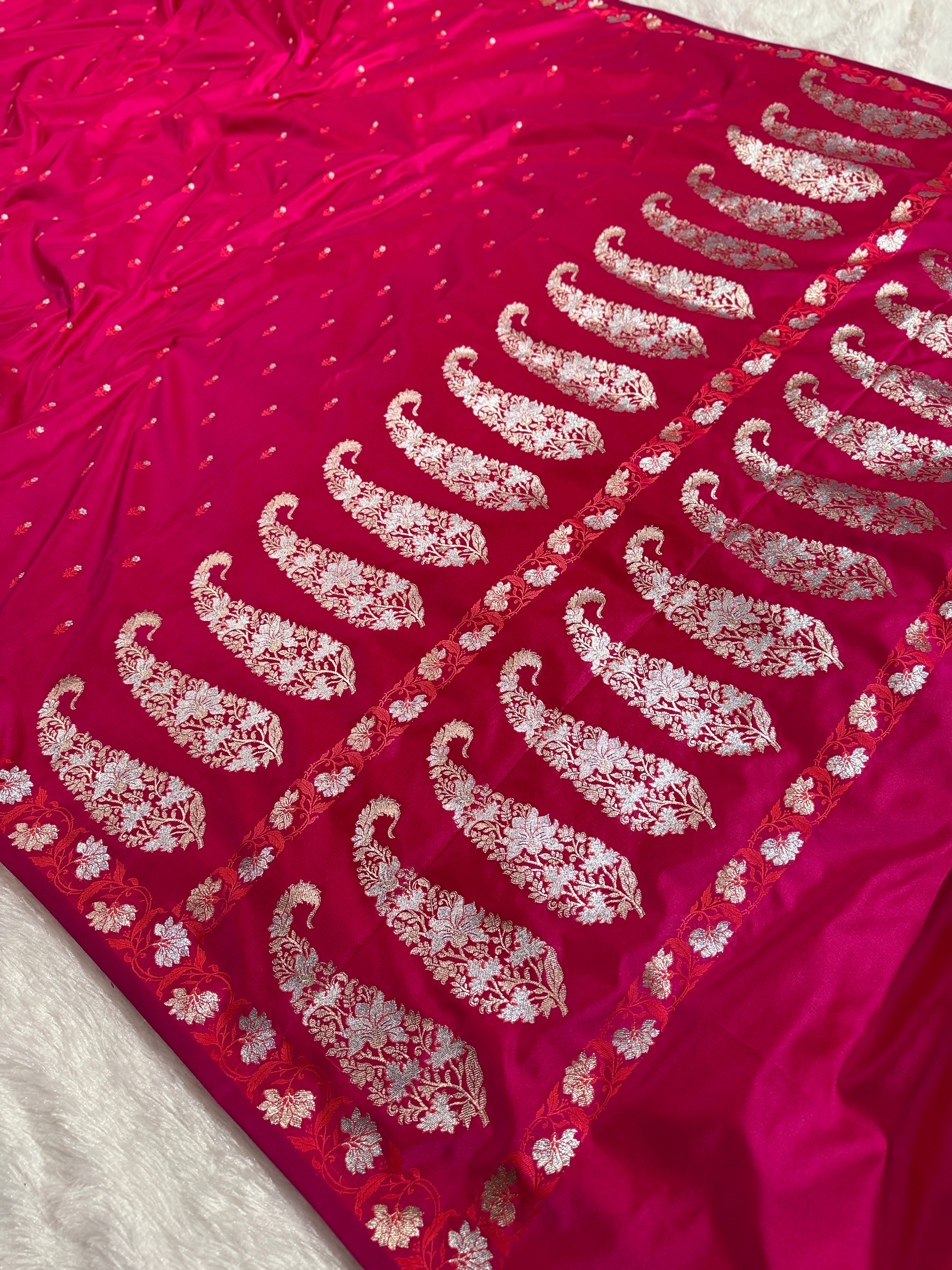 BANARASI MASHRU KATAN SILK SAREE HN541