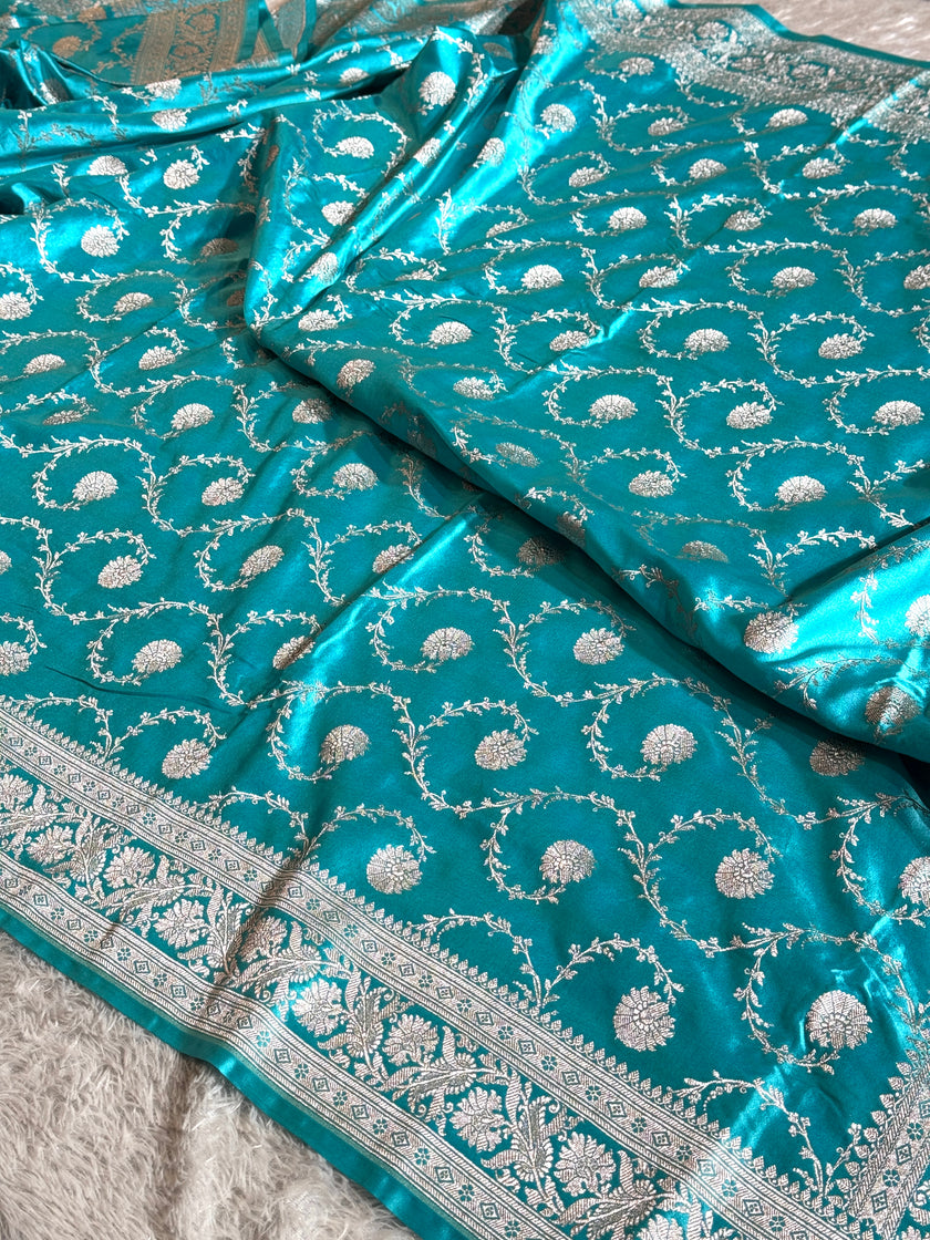 BANARASI MASHRU KATAN SILK SAREE HN562