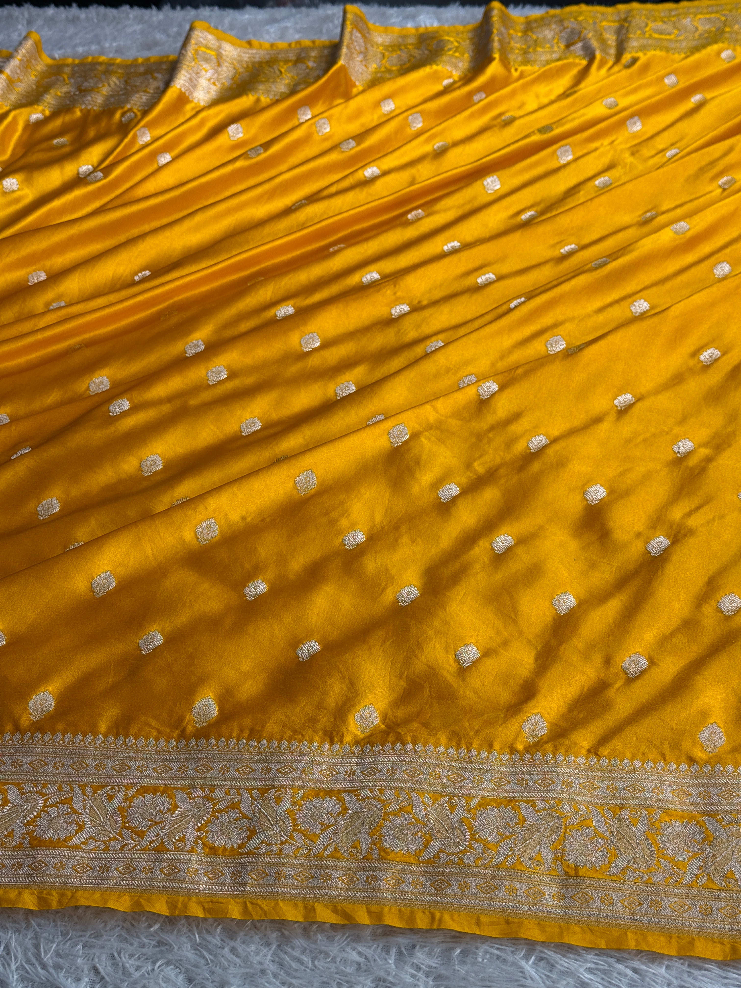 BANARASI MASHRU KATAN SILK SAREE MK030