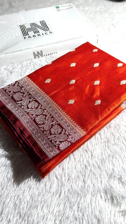 BANARASI MASHRU KATAN SILK SAREE HN330