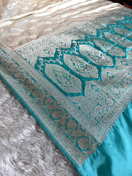 BANARASI MASHRU KATAN SILK SAREE HN513