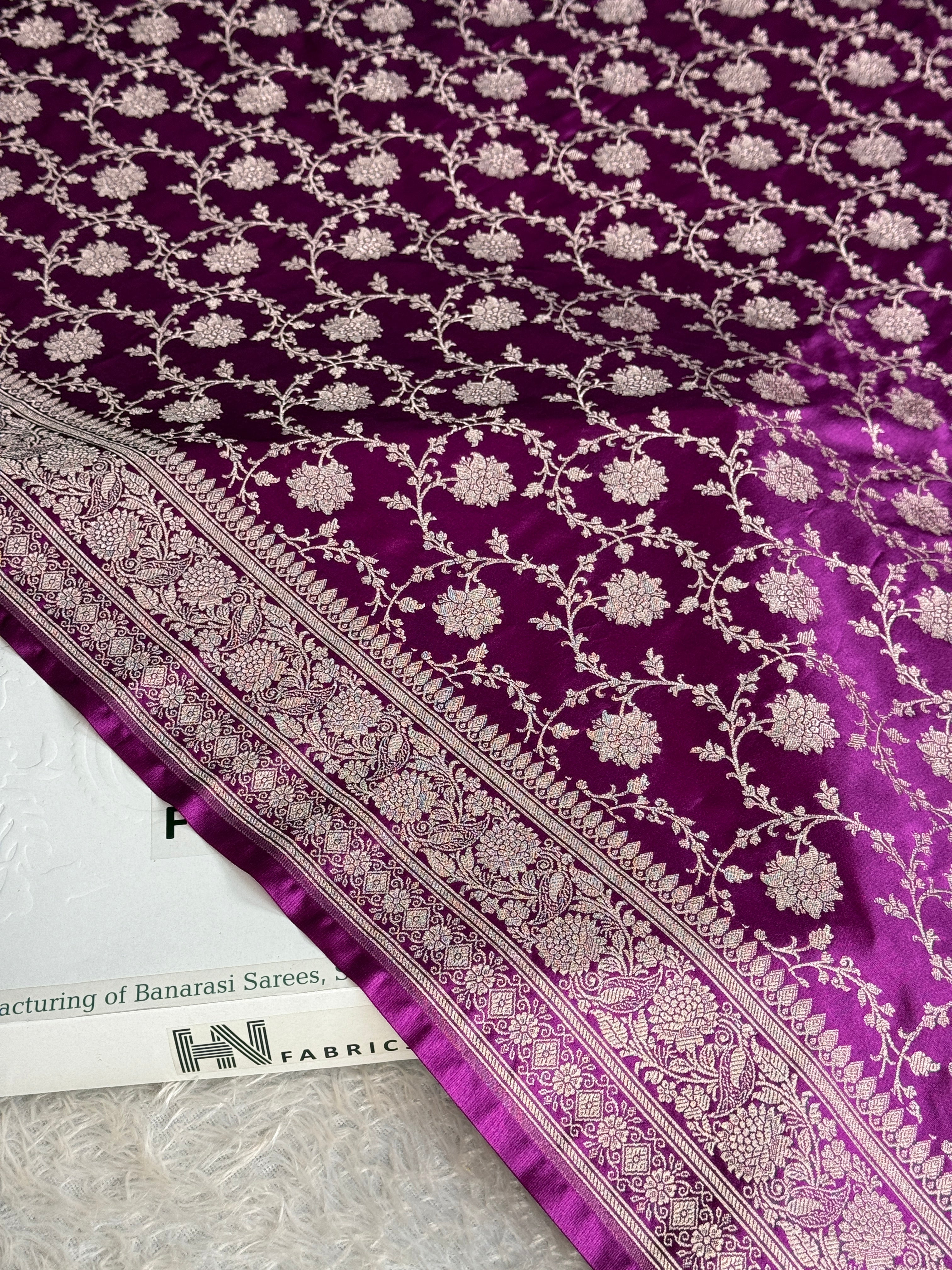 BANARASI MASHRU KATAN SILK SAREE MK066