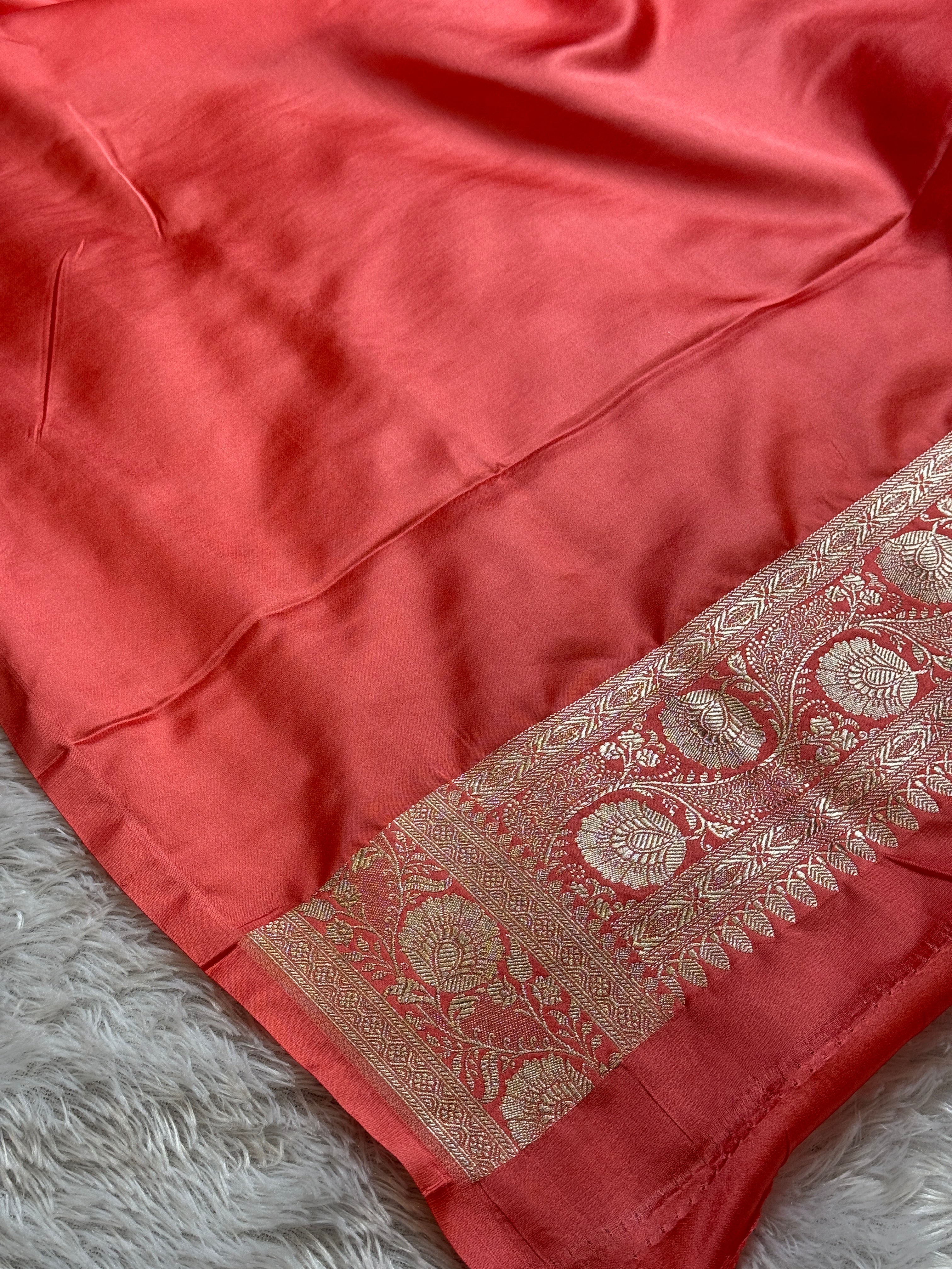 BANARASI MASHRU KATAN SILK SAREE HN540