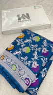 BANARASI MASHRU KATAN SILK SAREE MENAKARI WORK HN177