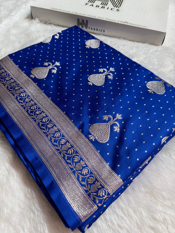 BANARASI MASHRU KATAN SILK SAREE HN525
