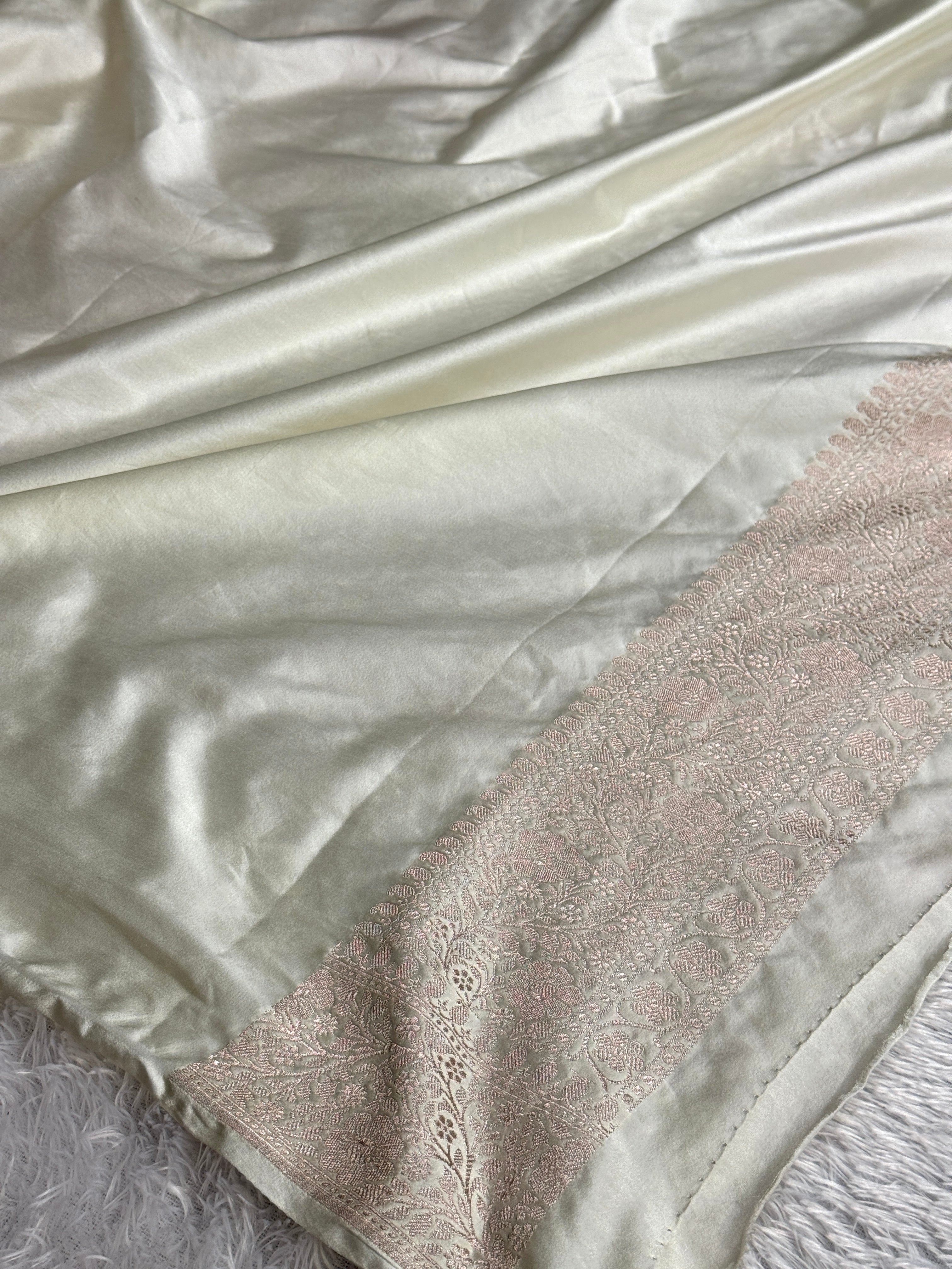 BANARASI MASHRU KATAN SILK SAREE HN820