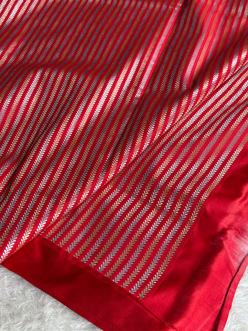 BANARASI MASHRU KATAN SILK SAREE MK021
