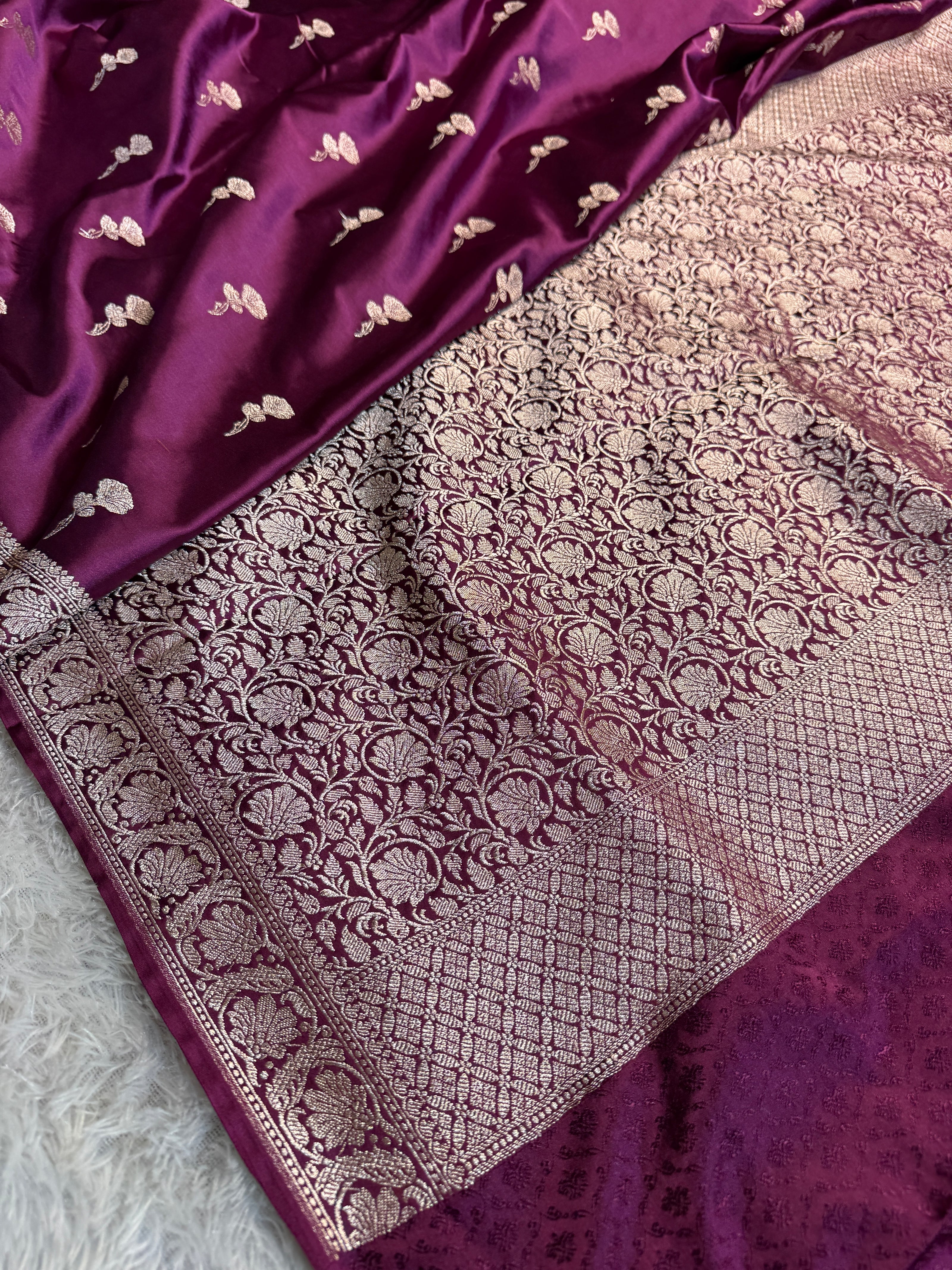 BANARASI MASHRU KATAN SILK SAREE HN555