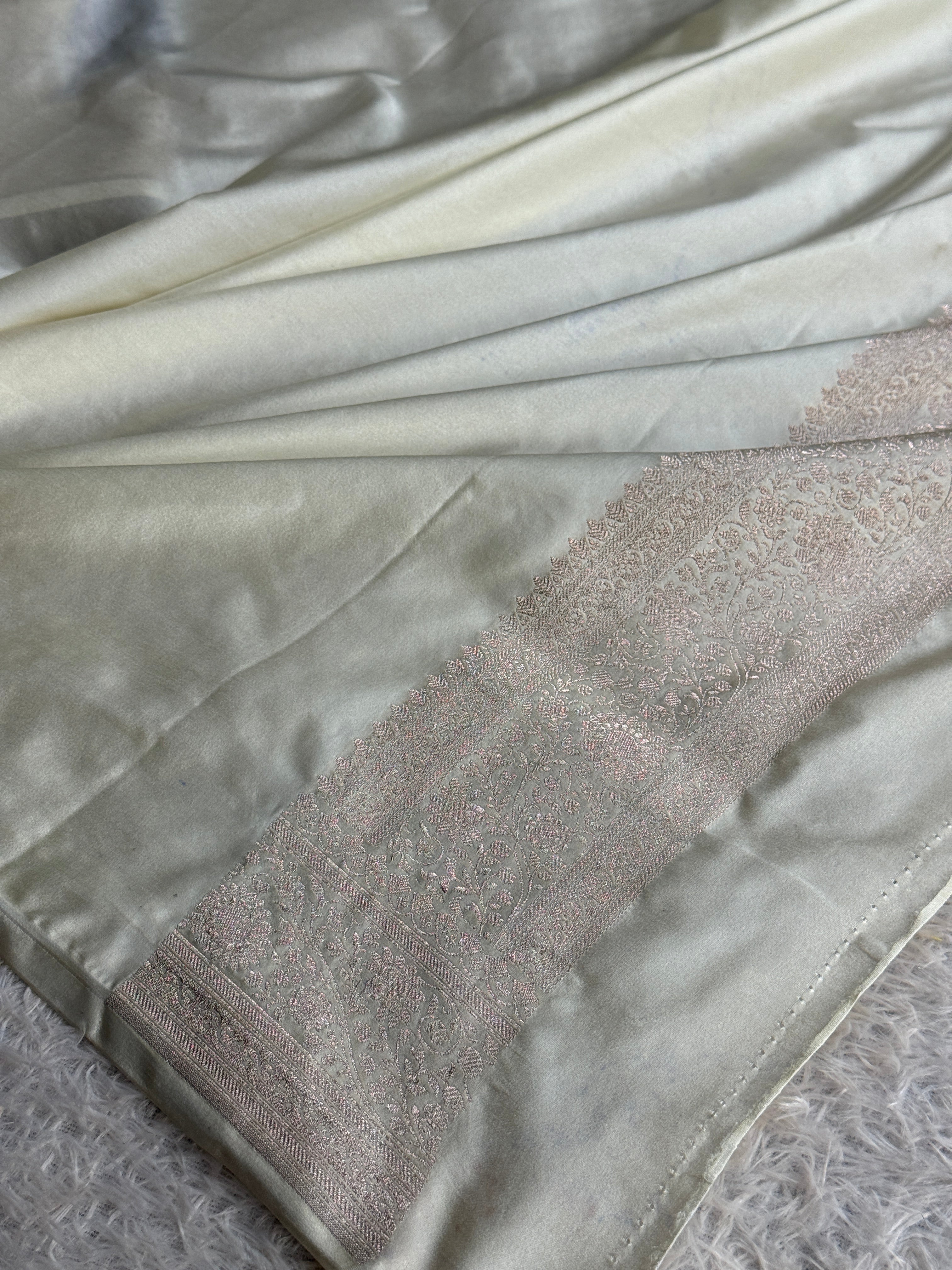 BANARASI MASHRU KATAN SILK SAREE MK047