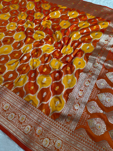 BANARASI MASHRU KATAN SILK SAREE HN536
