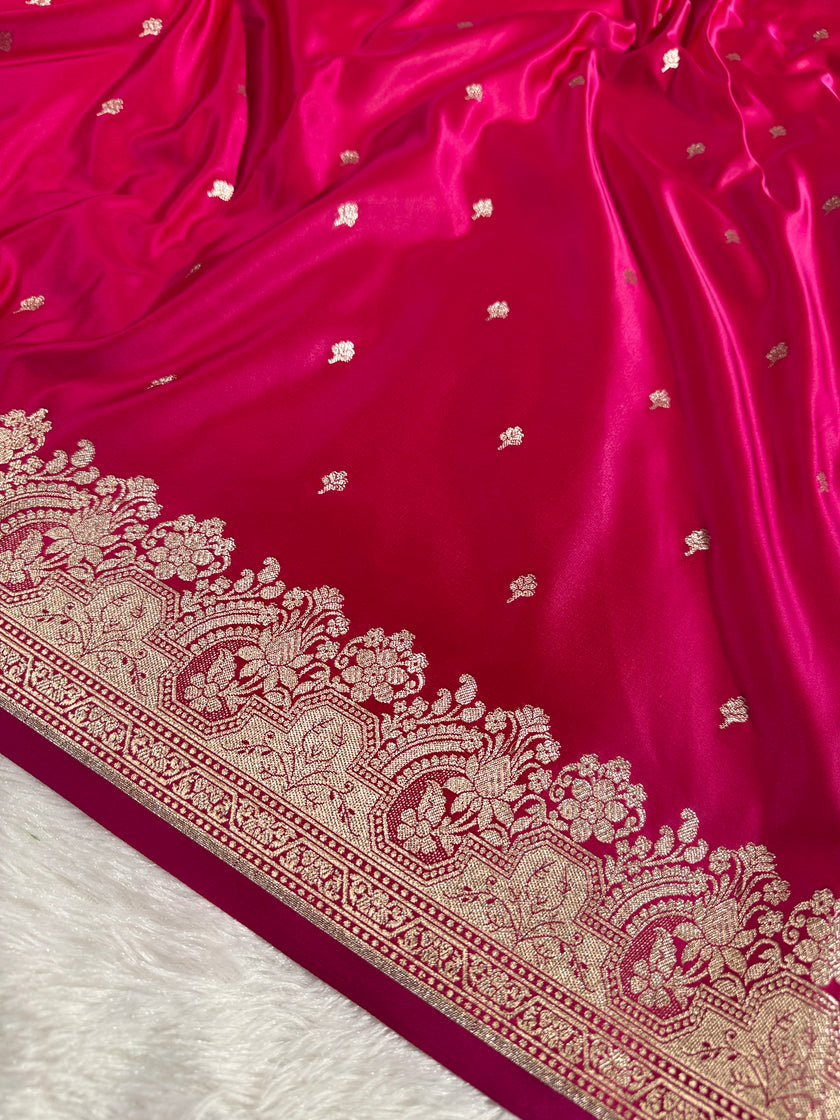 BANARASI MASHRU KATAN SILK SAREE HN537