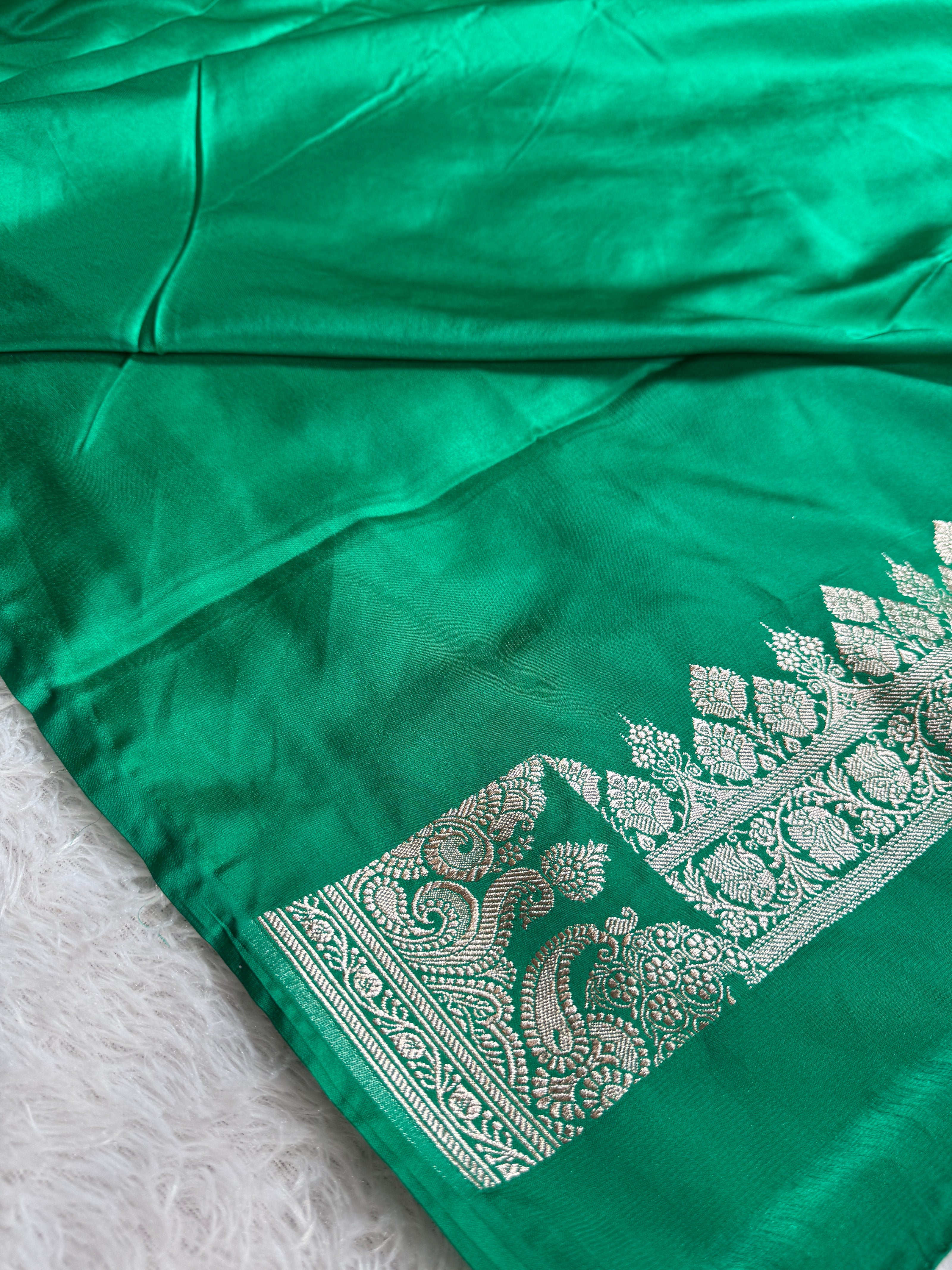 BANARASI MASHRU KATAN SILK SAREE HN539