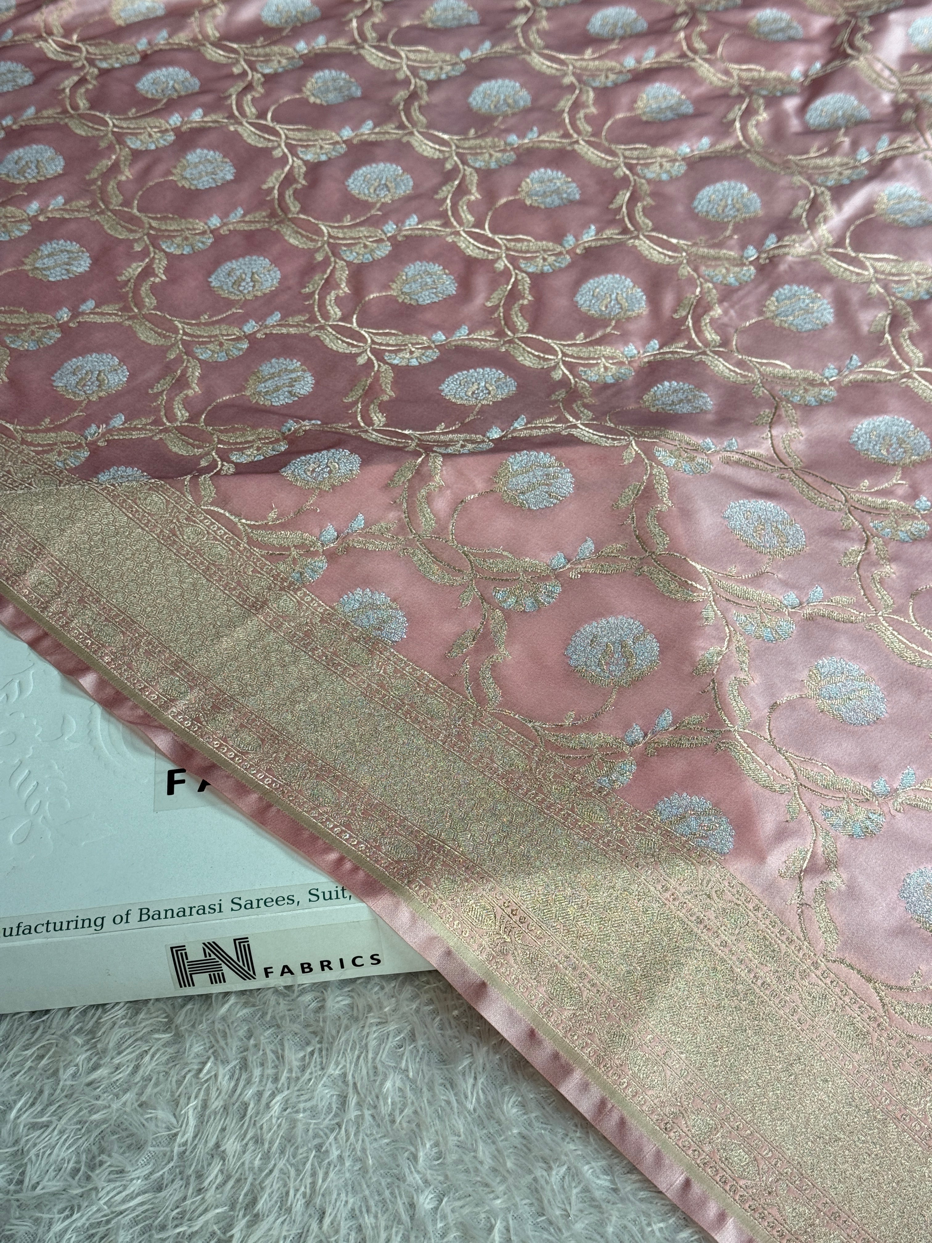 BANARASI MASHRU KATAN SILK SAREE MK064