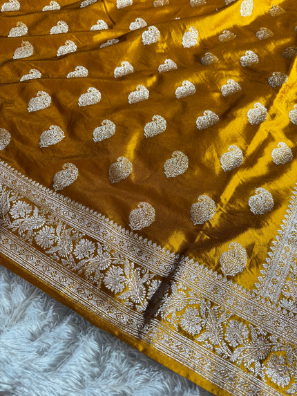 BANARASI MASHRU KATAN SILK SAREE HN513