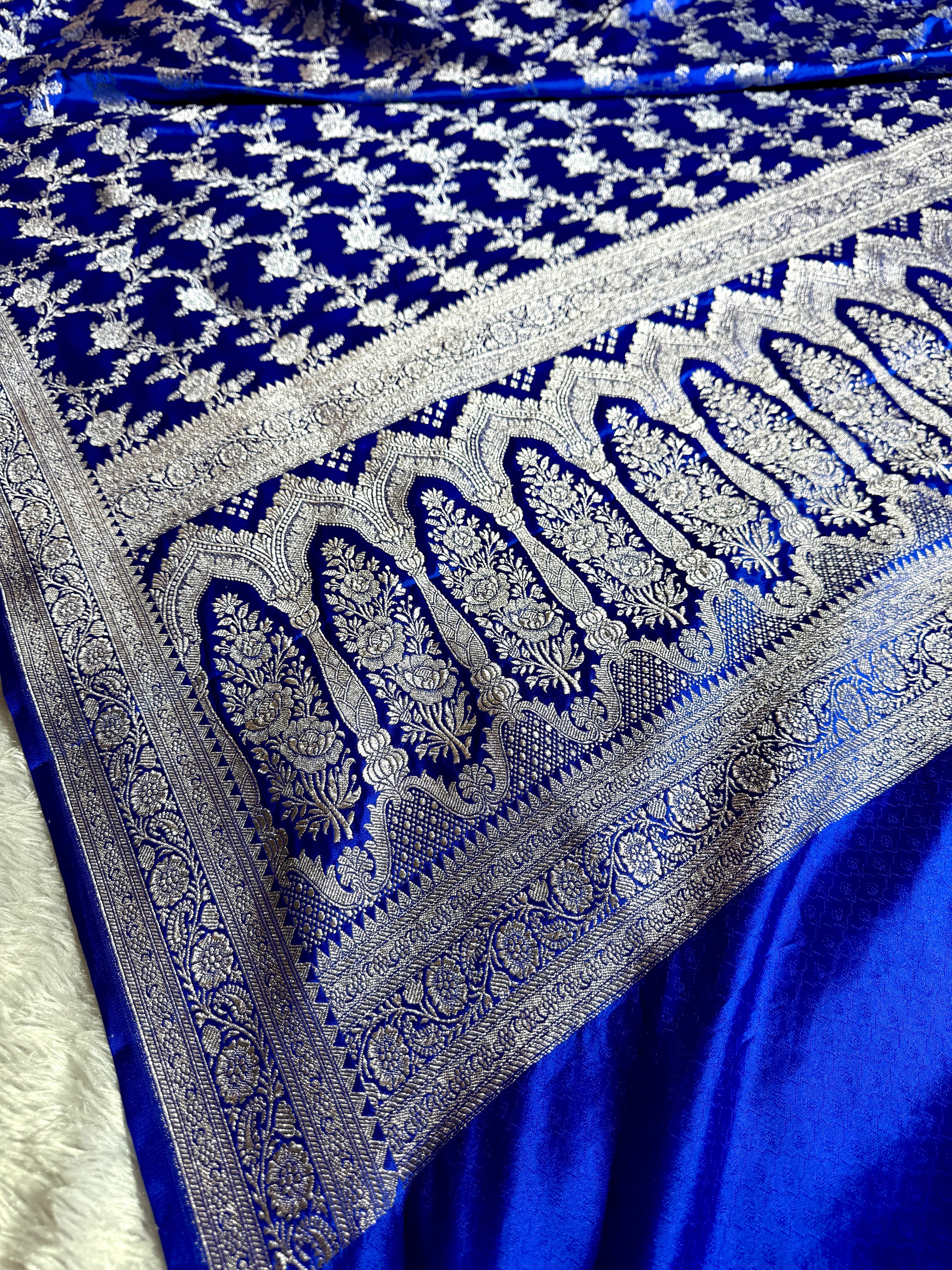 BANARASI MASHRU KATAN SILK SAREE HN380