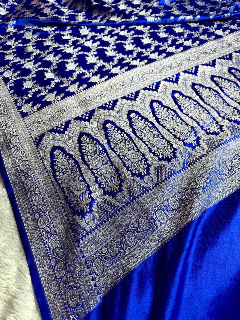 BANARASI MASHRU KATAN SILK SAREE HN380
