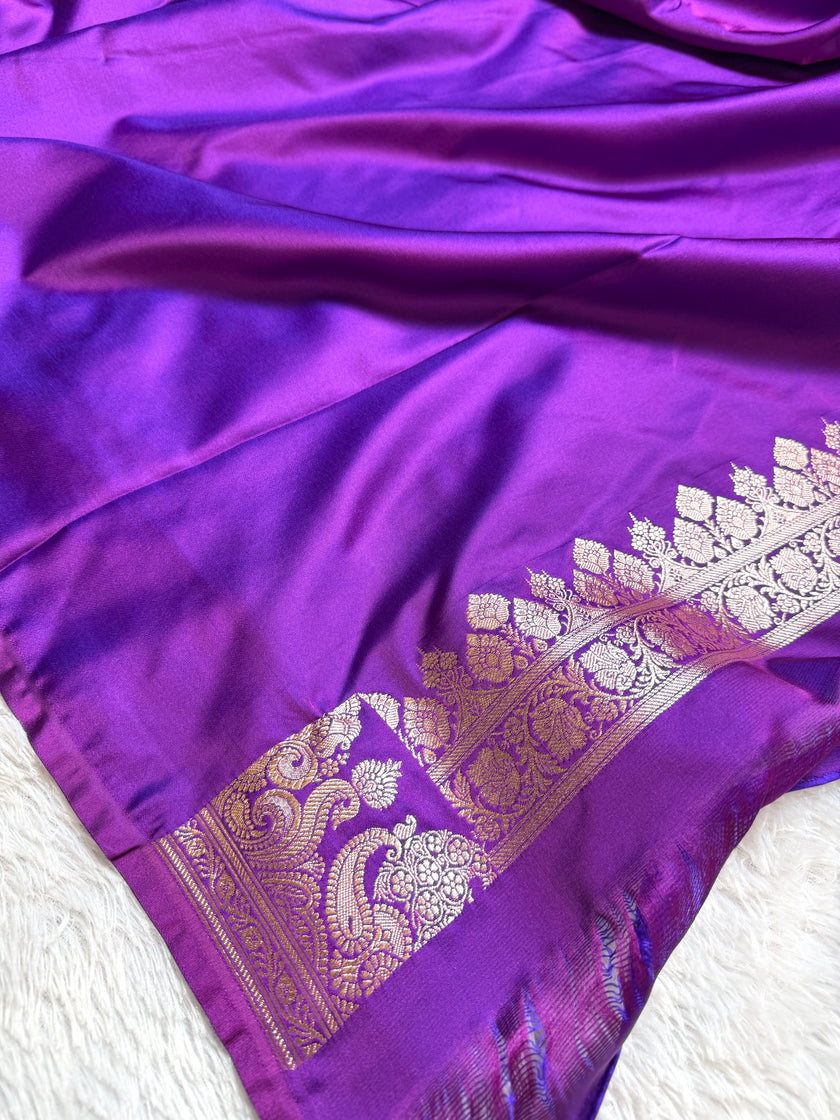 BANARASI MASHRU KATAN SILK SAREE HN539
