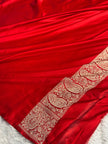 BANARASI MASHRU KATAN SILK SAREE MK041
