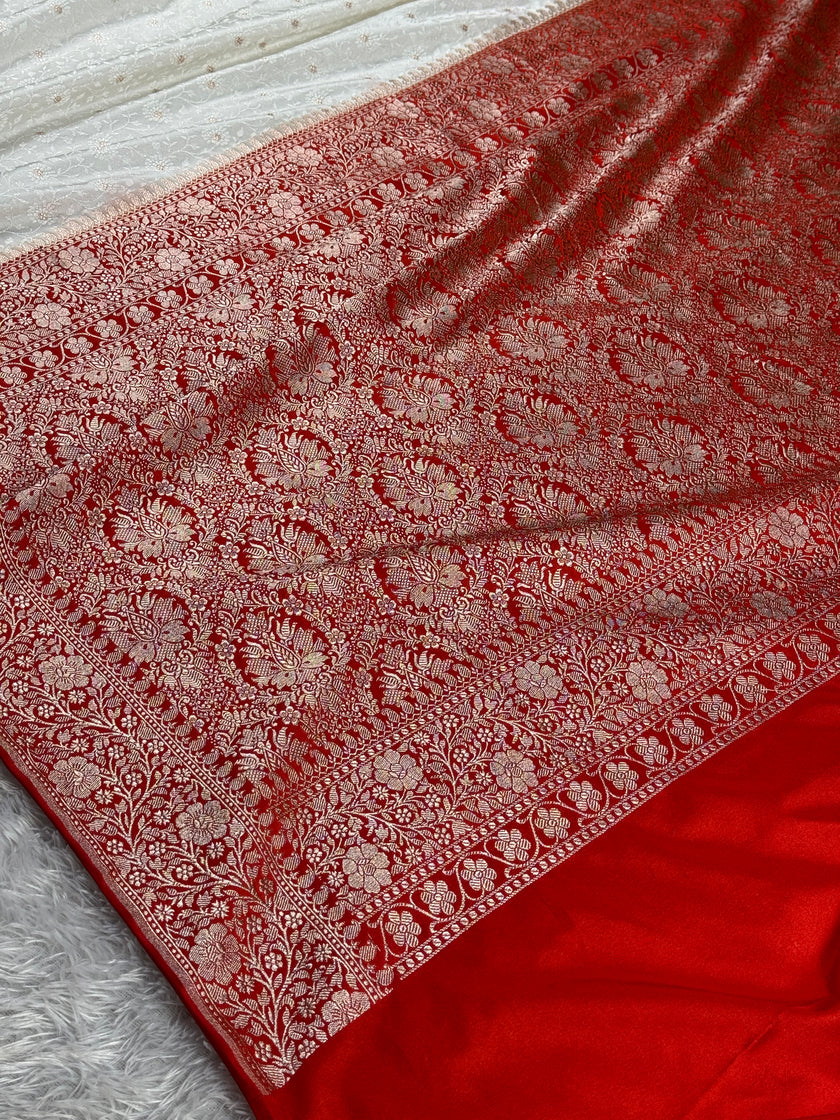 BANARASI MASHRU KATAN SILK SAREE HN820