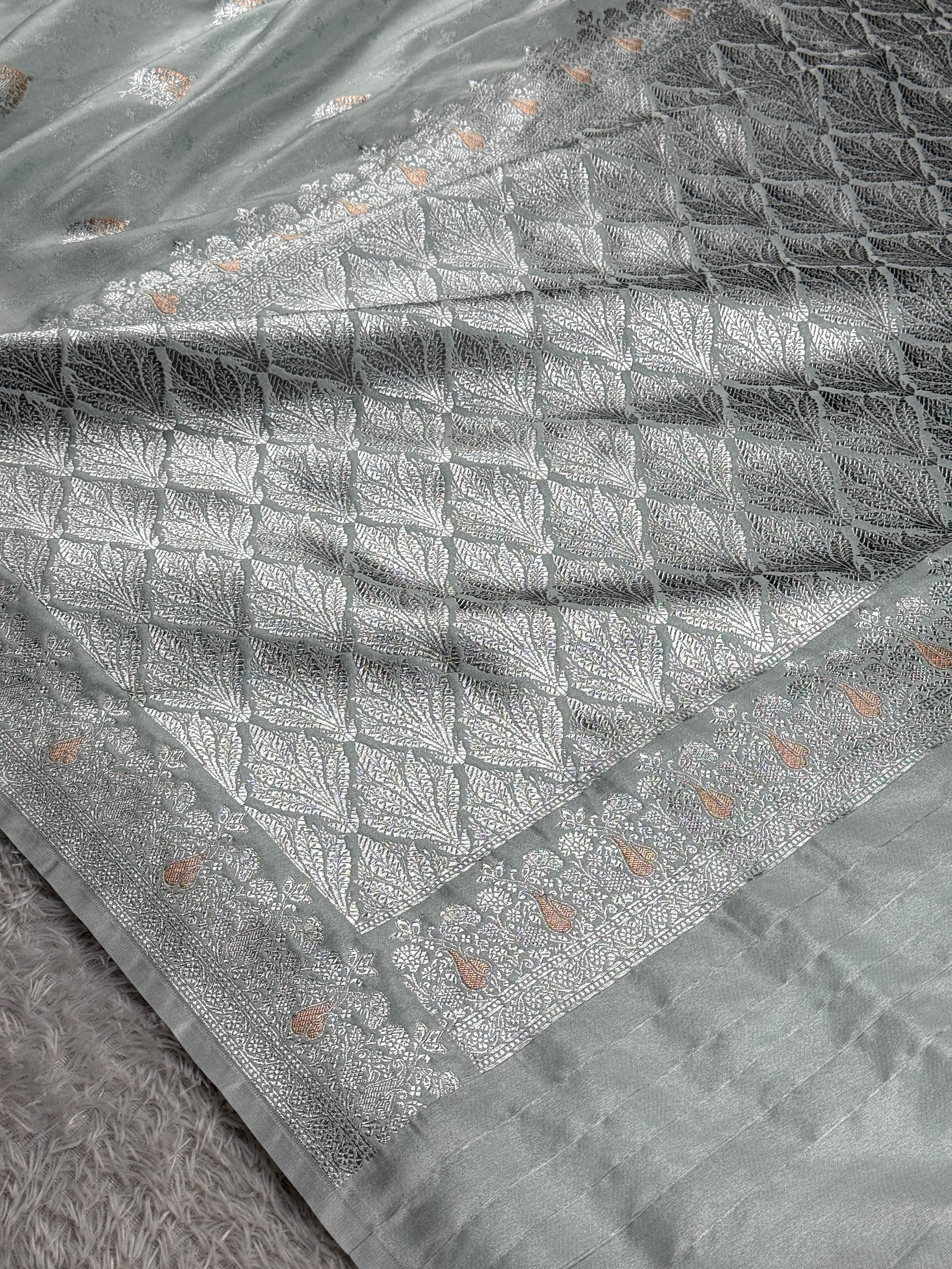 BANARASI MASHRU TISSUE SILK SAREE MKT001
