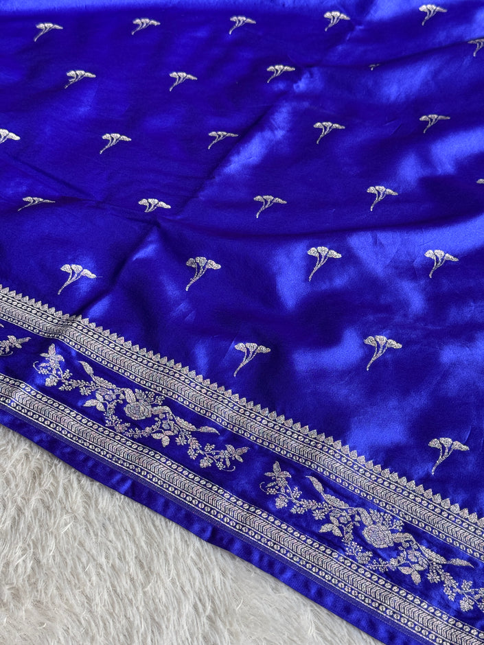 BANARASI MASHRU KATAN SILK SAREE HN549