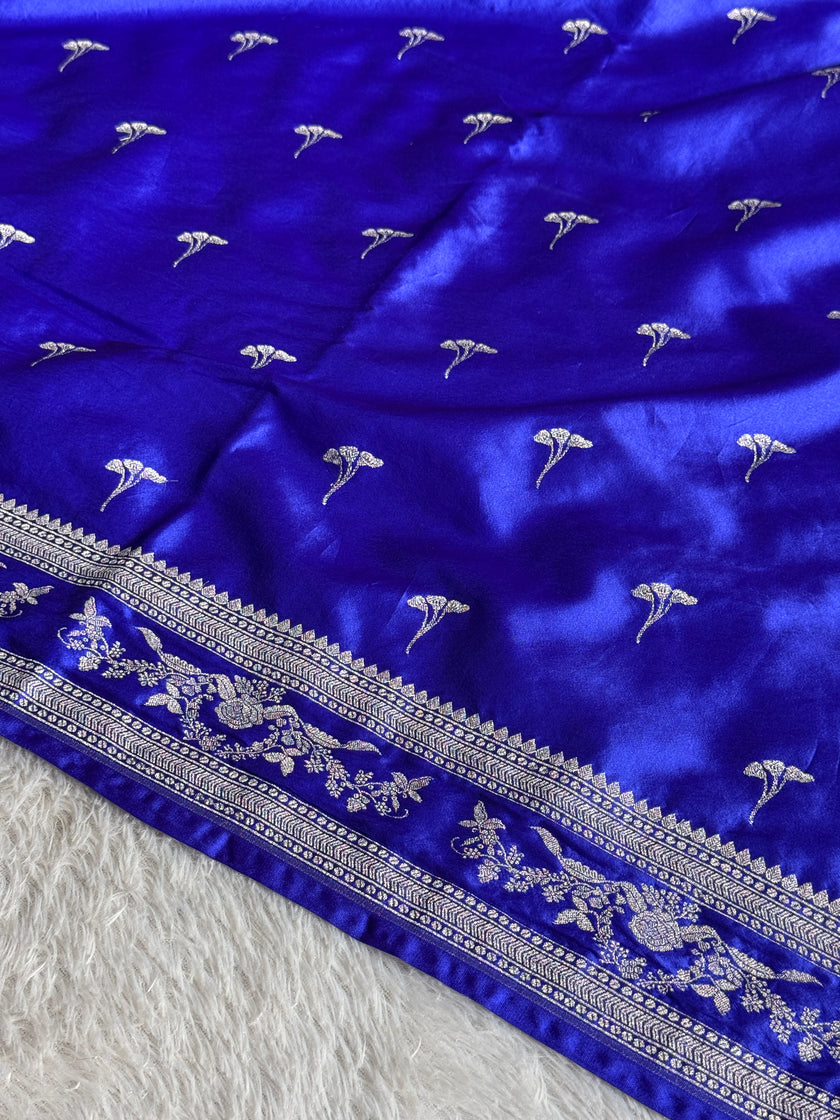BANARASI MASHRU KATAN SILK SAREE HN549