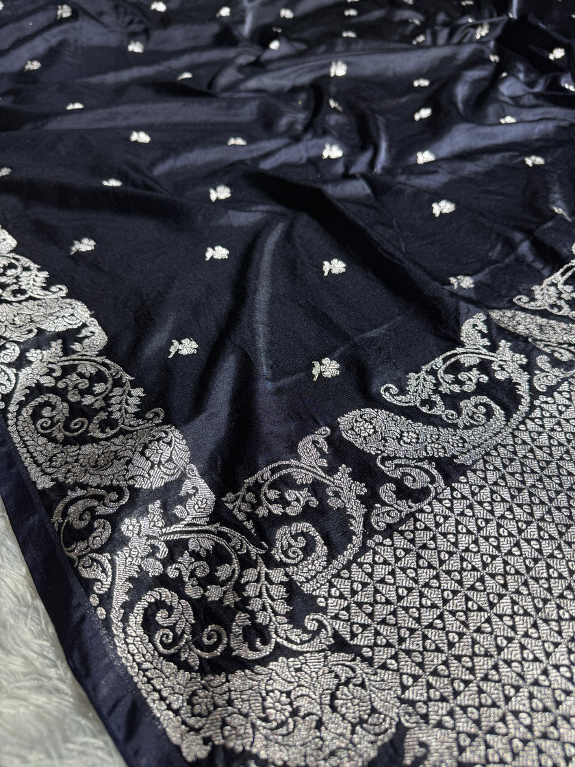 BANARASI MASHRU KATAN SILK SAREE HN123