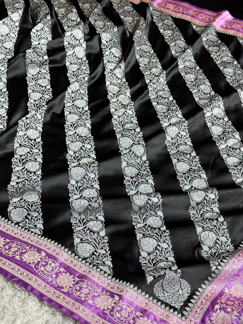 BANARASI MASHRU KATAN SILK SAREE MK018