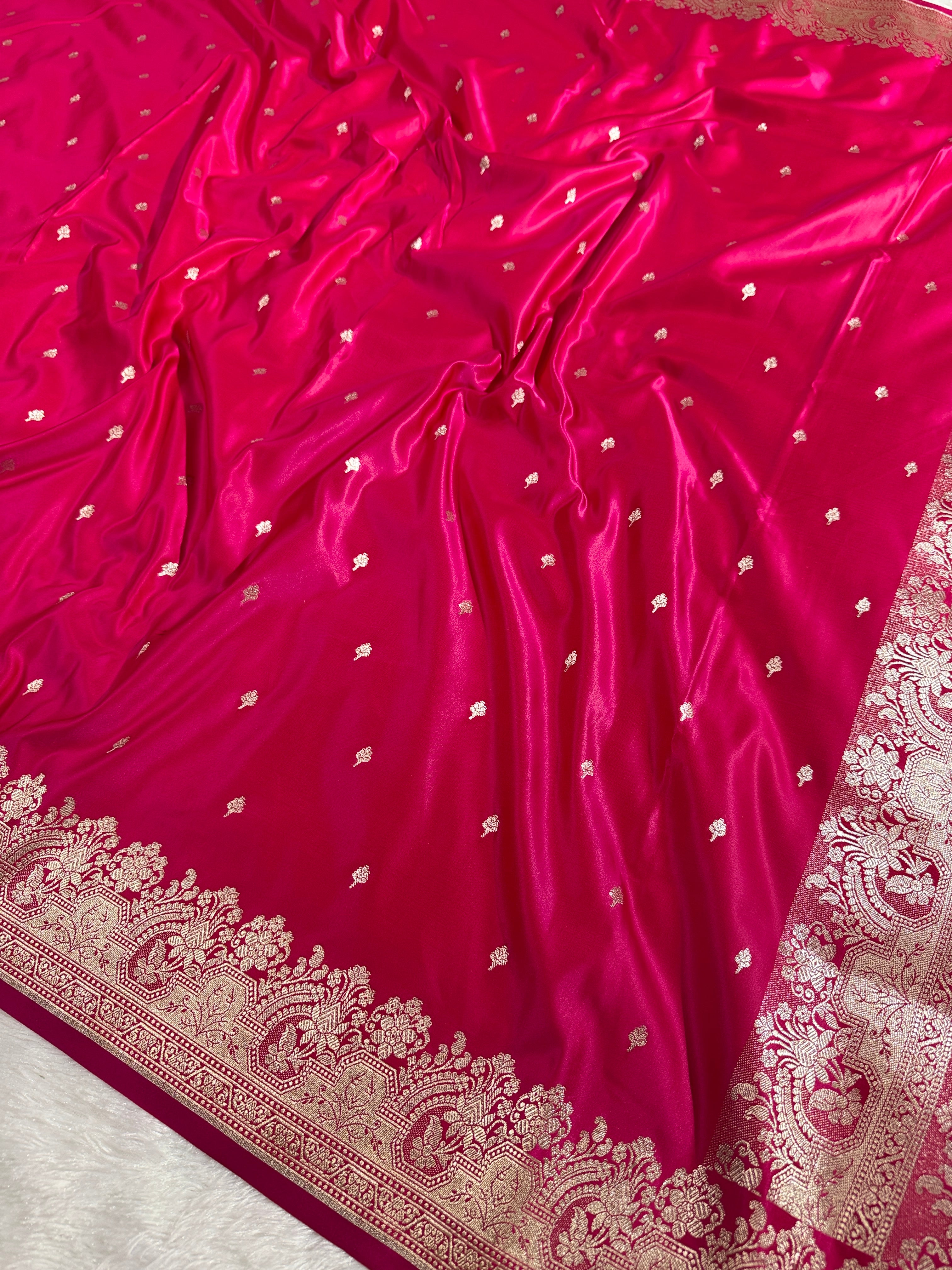 BANARASI MASHRU KATAN SILK SAREE HN537