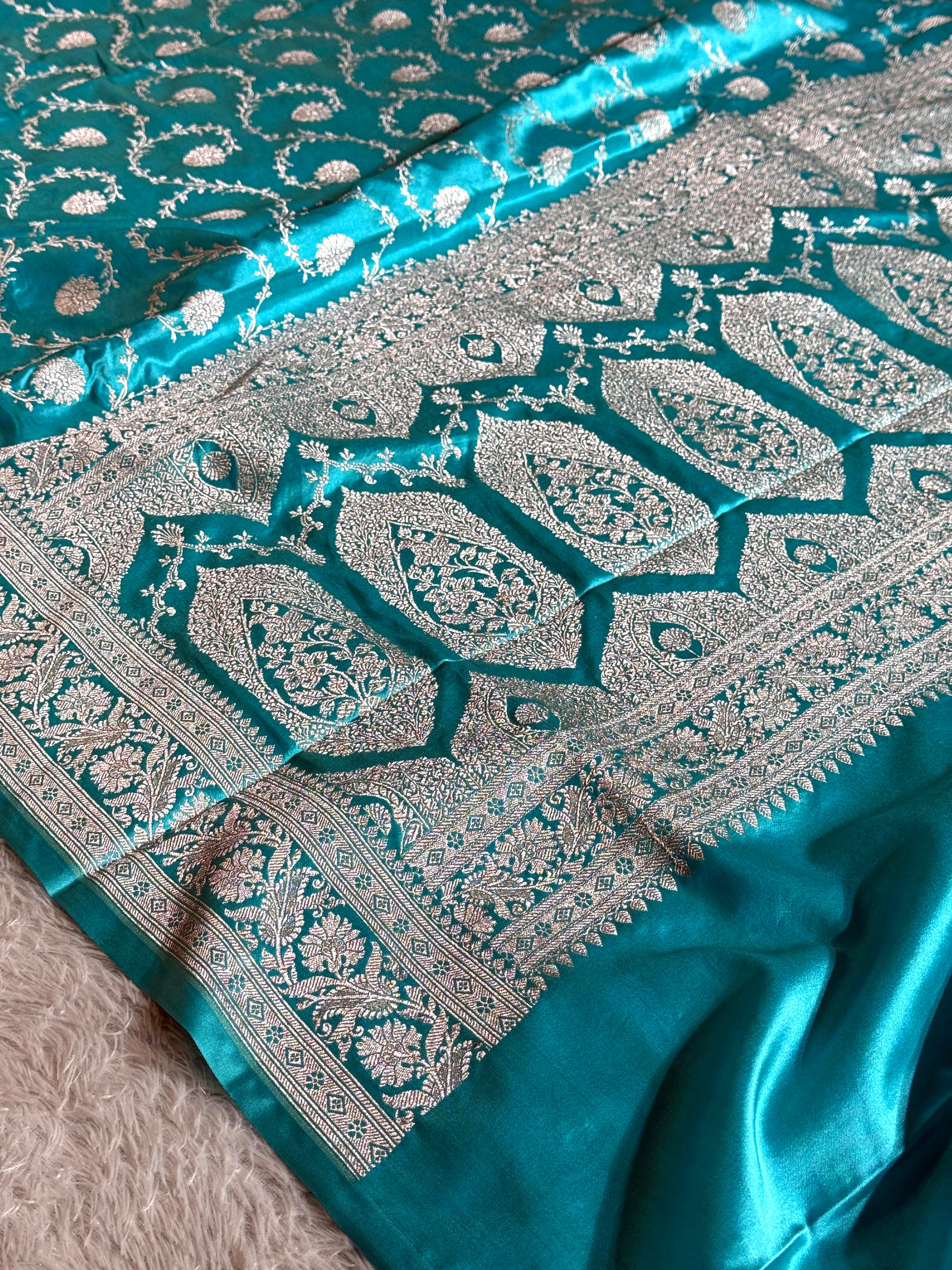 BANARASI MASHRU KATAN SILK SAREE HN562