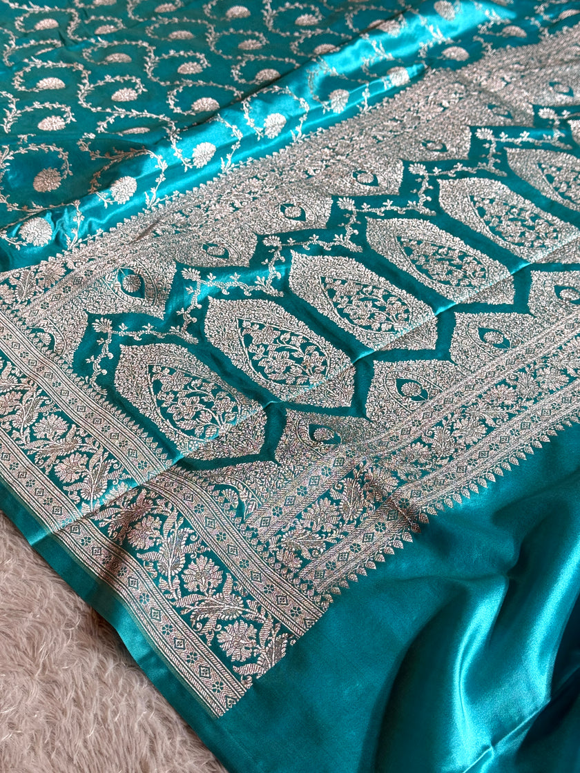 BANARASI MASHRU KATAN SILK SAREE HN562
