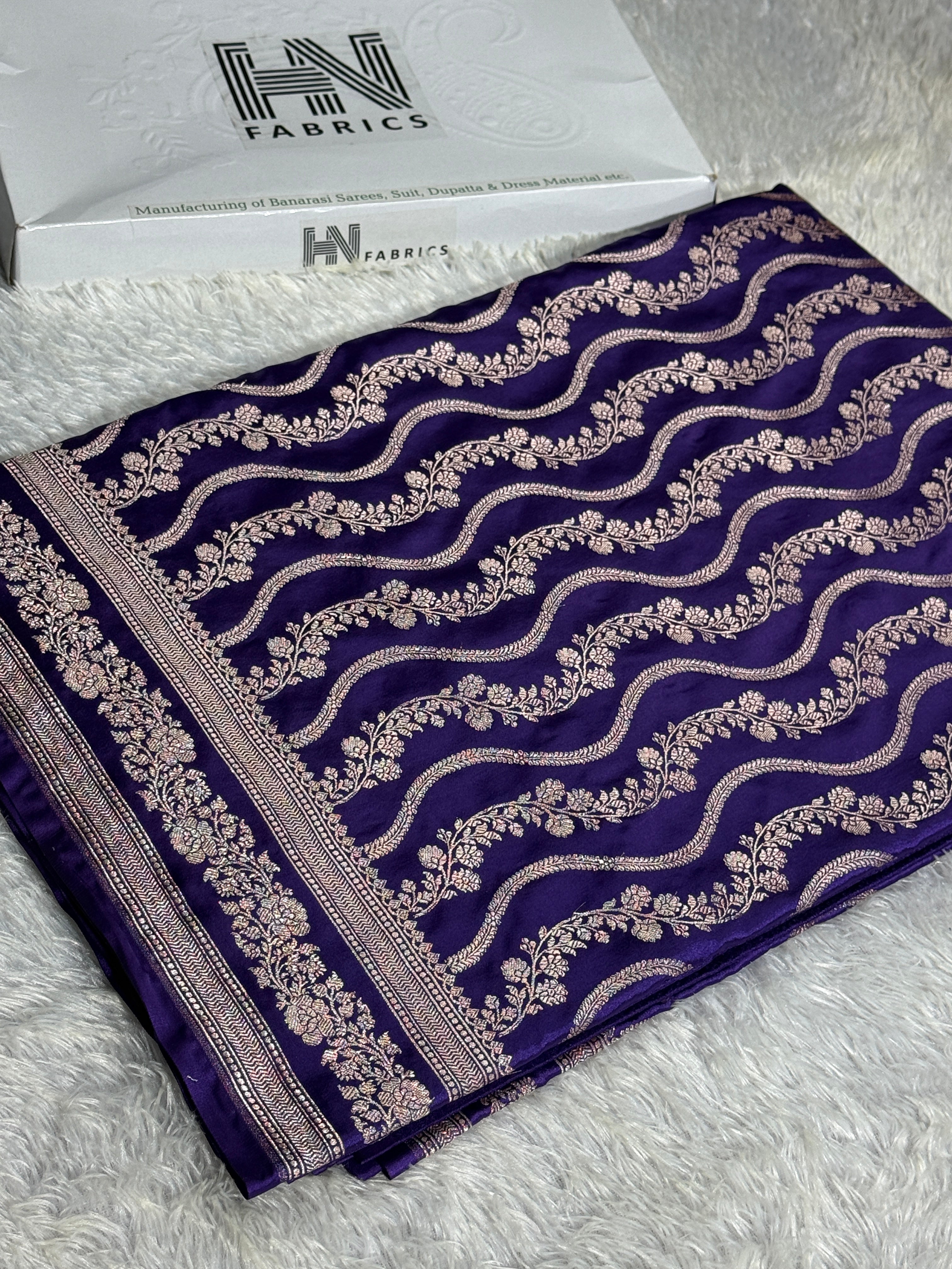 BANARASI MASHRU KATAN SILK SAREE HN840