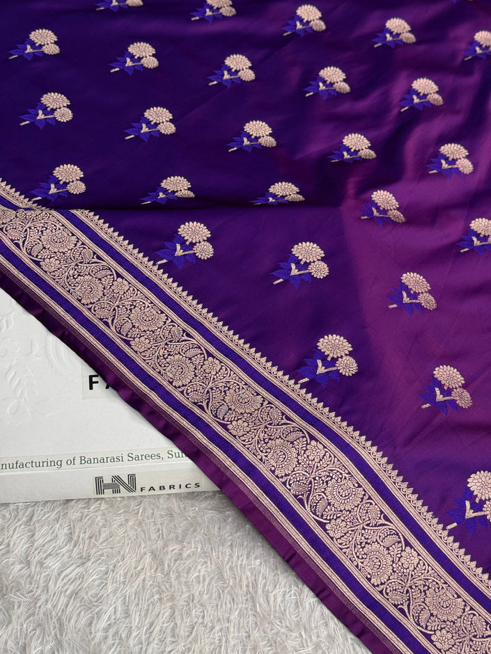 BANARASI MASHRU KATAN SILK SAREE MK55
