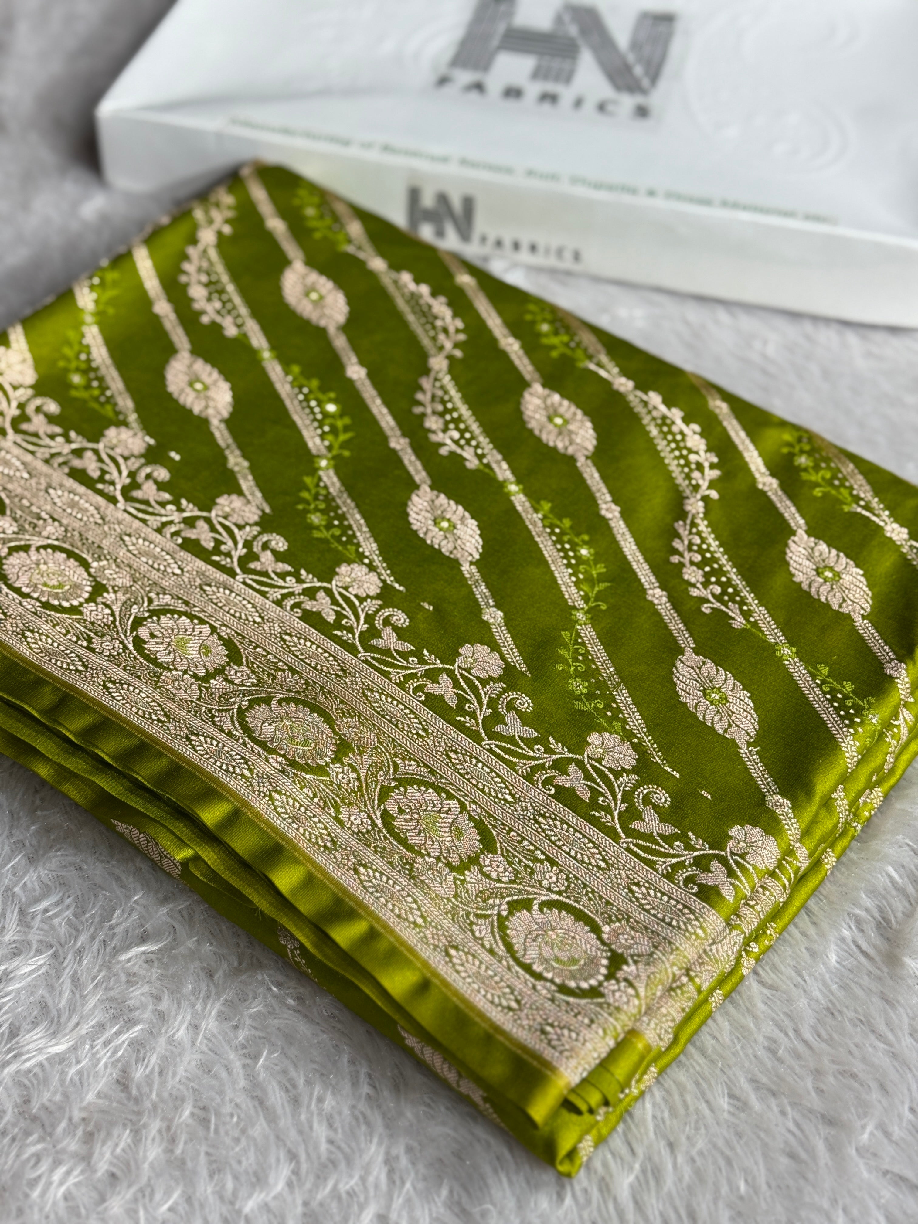 BANARASI MASHRU KATAN SILK SAREE HN651
