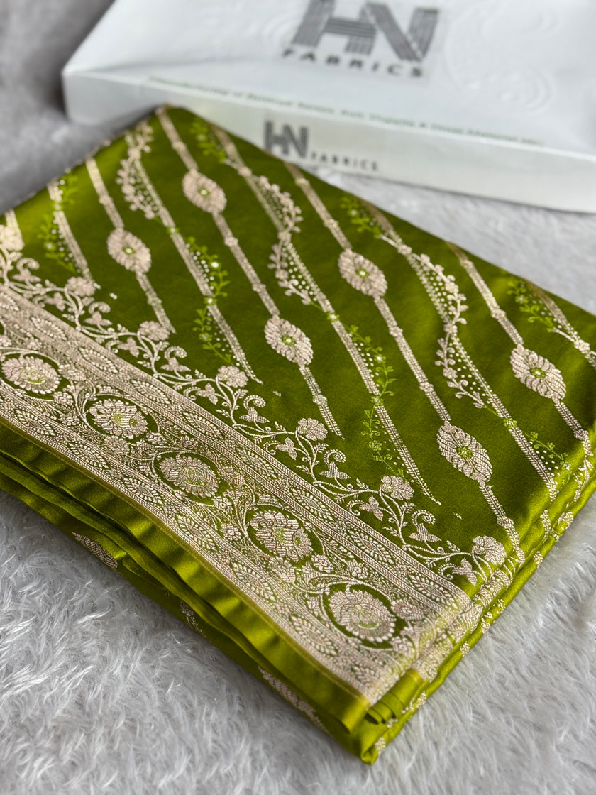 BANARASI MASHRU KATAN SILK SAREE HN651