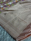 BANARASI MASHRU KATAN SILK SAREE MK023