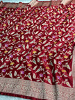BANARASI MASHRU KATAN SILK SAREE MK055