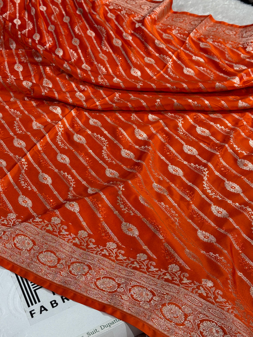 BANARASI MASHRU KATAN SILK SAREE HN651