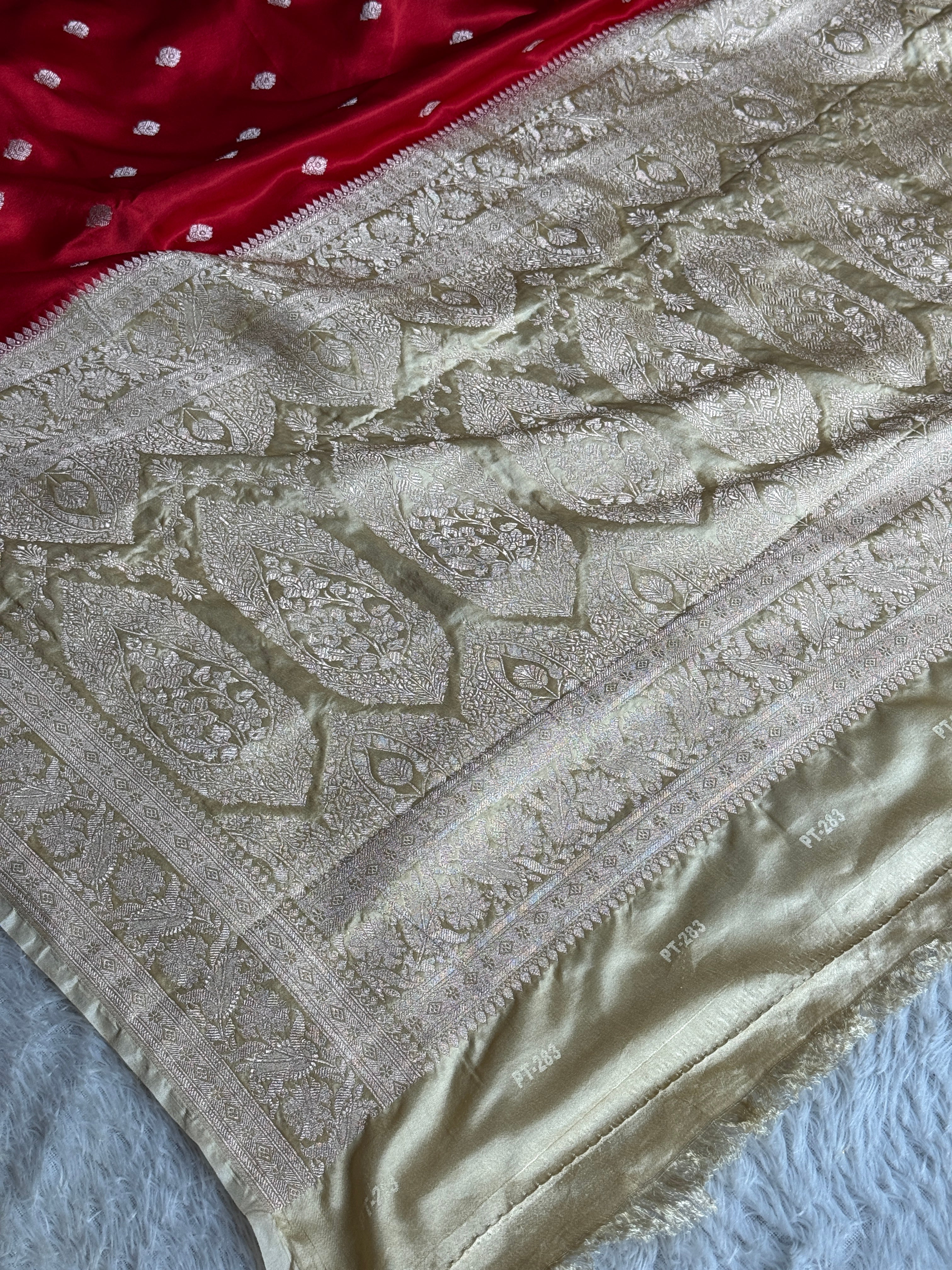 BANARASI MASHRU KATAN SILK SAREE MK030