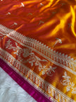 BANARASI MASHRU KATAN SILK SAREE HM529