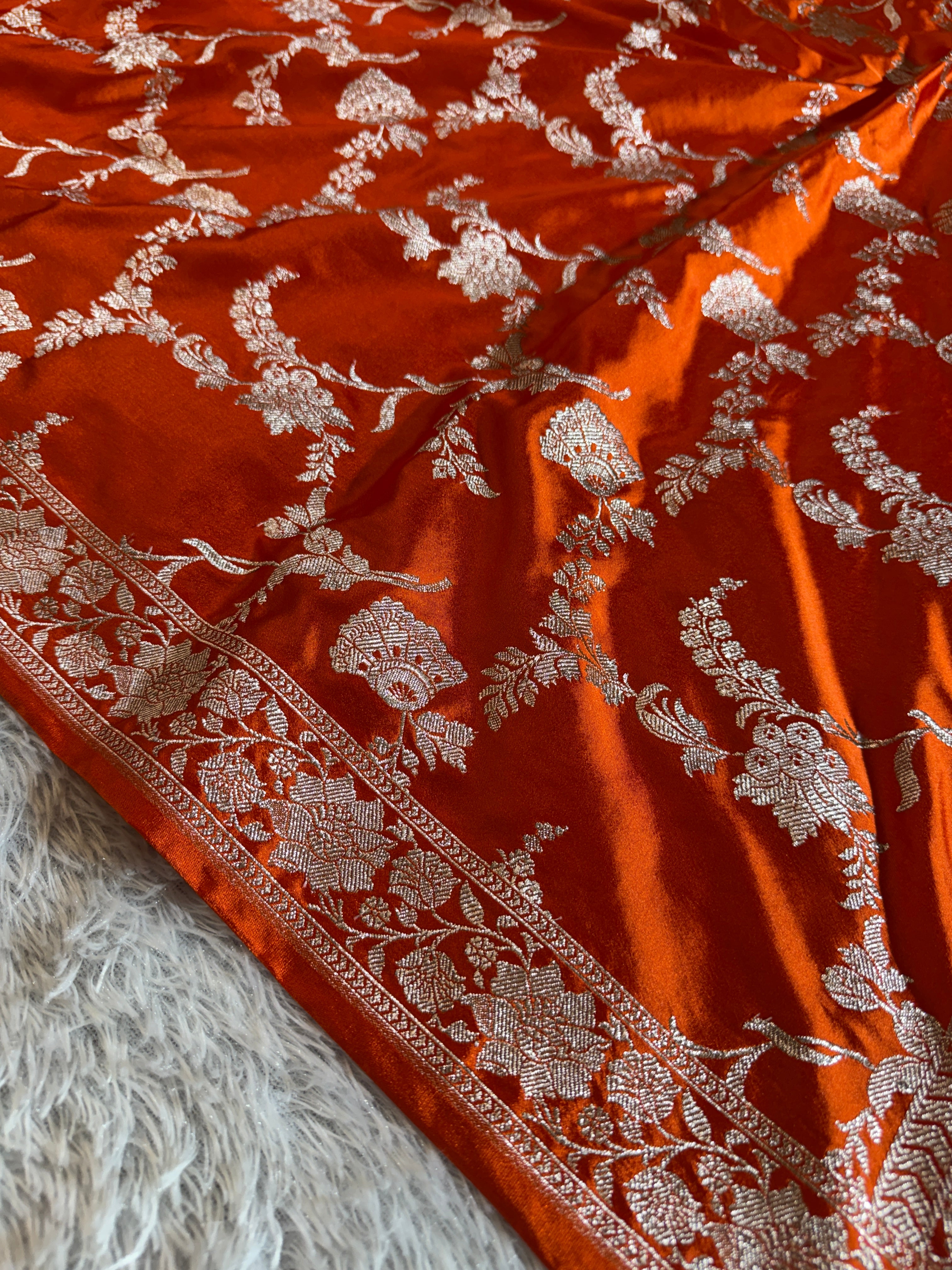 BANARASI MASHRU KATAN SILK SAREE HN514