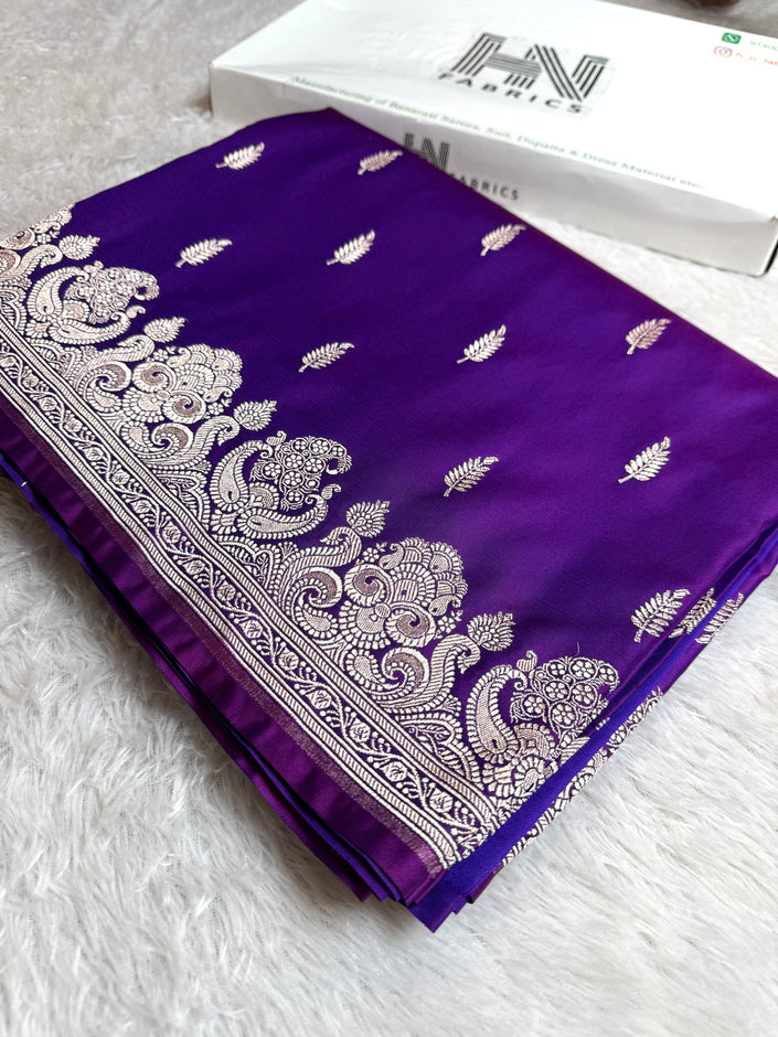 BANARASI MASHRU KATAN SILK SAREE HN539